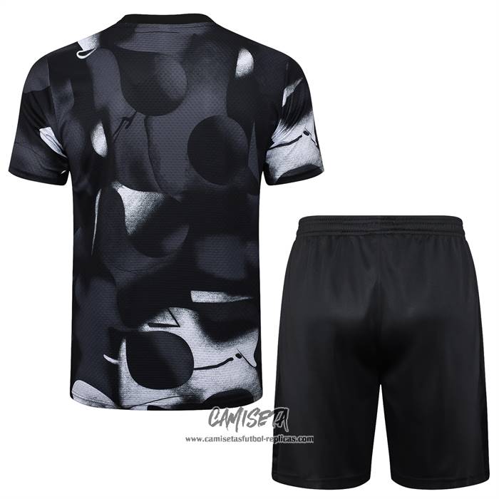 Chandal del Corinthians 2025-2026 Manga Corta Negro - Pantalon Corto